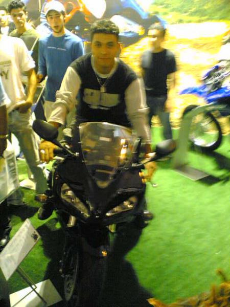 mehdi avec mon preferent moto